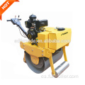 Rodillo manual de asfalto vibratorio con ruedas de acero de 500 kg (FYL-700)